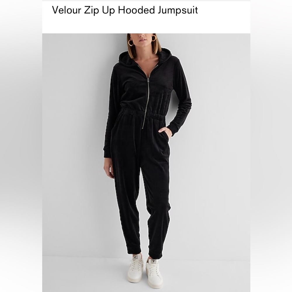 Express Velour Jumpsuit